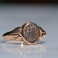 Warm Near-Antique Signet Ring FM