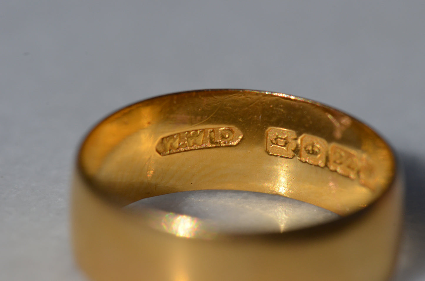 Rich Antique 22k Band 1917 7.75