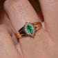 Vibrant Vintage Emerald Ring