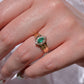 Vibrant Vintage Emerald Ring