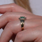 Vibrant Vintage Emerald Ring