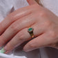 Vibrant Vintage Emerald Ring