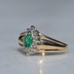 Vibrant Vintage Emerald Ring