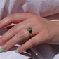 Vibrant Vintage Emerald Ring