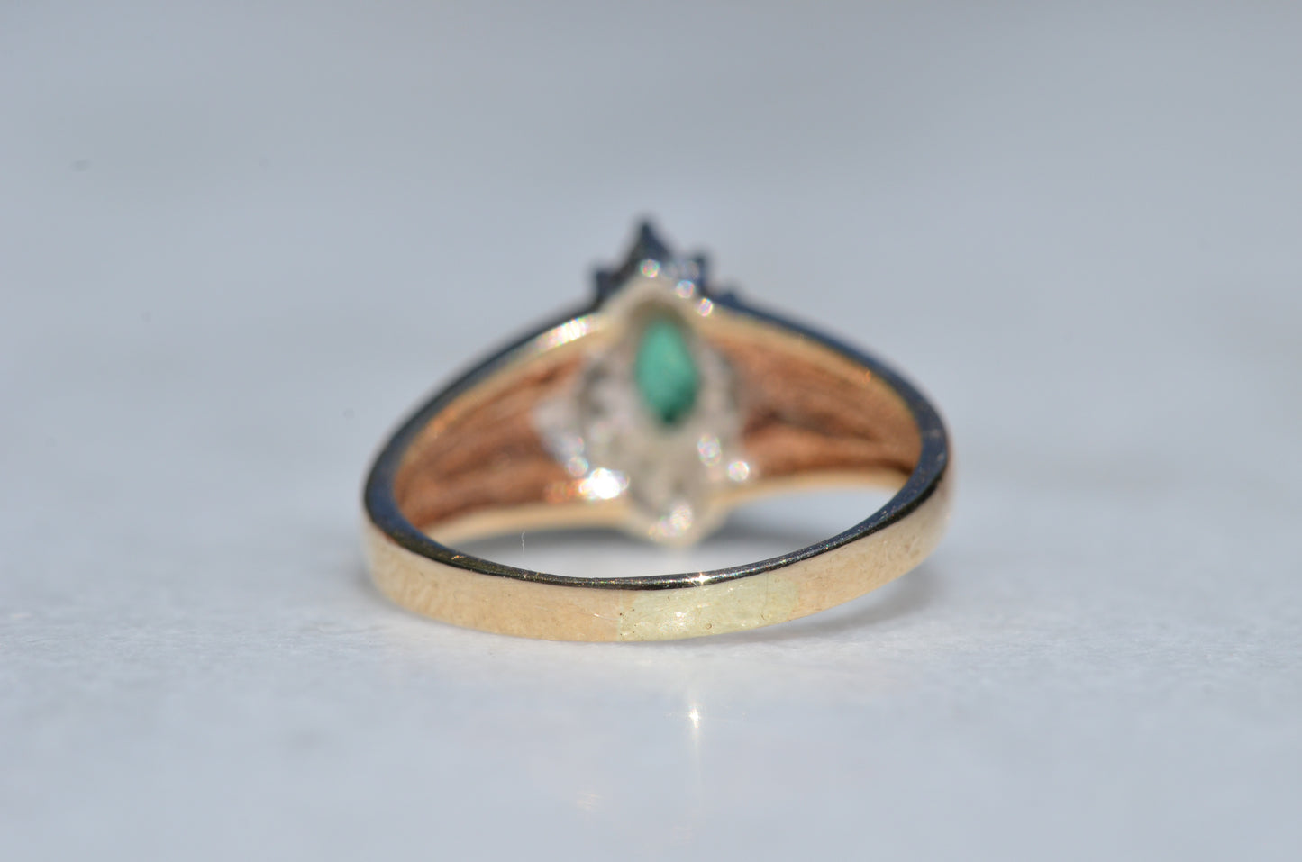 Vibrant Vintage Emerald Ring