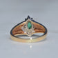 Vibrant Vintage Emerald Ring