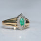 Vibrant Vintage Emerald Ring