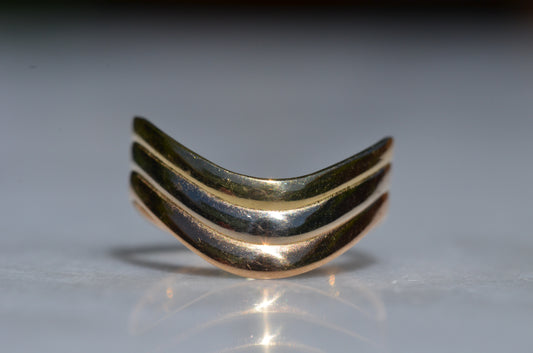 Dynamic Tricolor Dip Ring