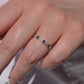 Dainty Estate Sapphire and Diamond Ring