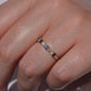 Dainty Estate Sapphire and Diamond Ring