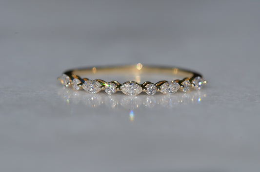 Dainty Estate Diamond Half Eternity