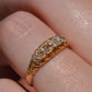 Chunky Antique Five Diamond Band