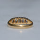 Chunky Antique Five Diamond Band