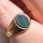 Petite Vintage Bloodstone Signet