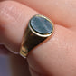 Petite Vintage Bloodstone Signet