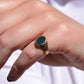 Petite Vintage Bloodstone Signet