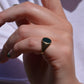 Petite Vintage Bloodstone Signet