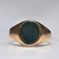 Petite Vintage Bloodstone Signet