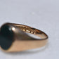 Petite Vintage Bloodstone Signet