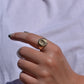 Large Vintage Crest Signet Ring