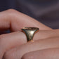 Large Vintage Crest Signet Ring