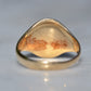 Large Vintage Crest Signet Ring