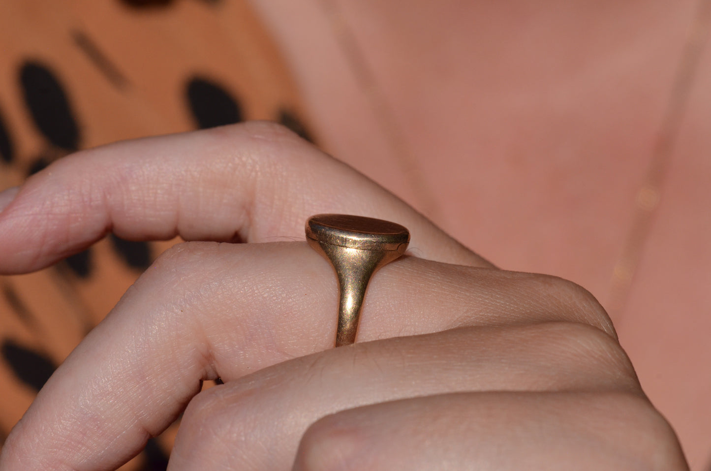 Elegant Edwardian Locket Ring