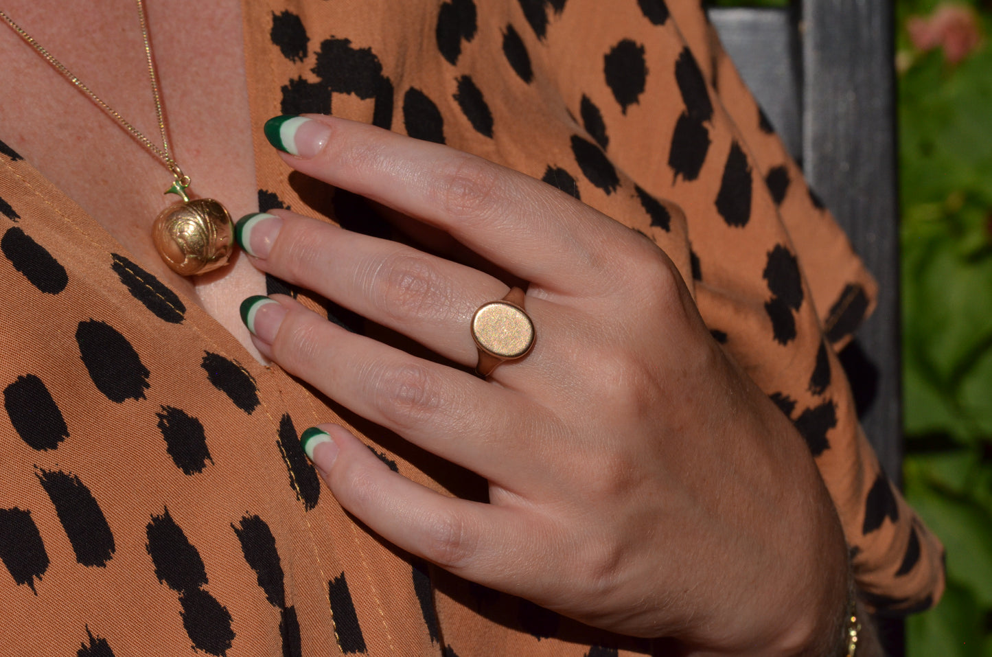 Elegant Edwardian Locket Ring