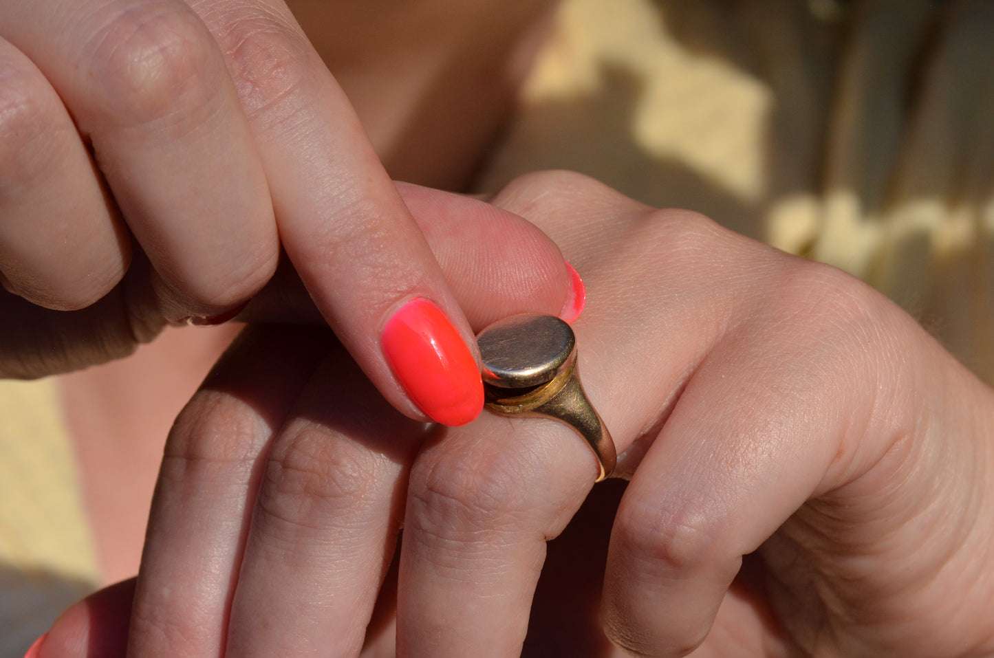 Elegant Edwardian Locket Ring