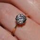 Dazzling Vintage Zircon Solitaire Ring