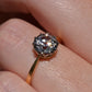 Dazzling Vintage Zircon Solitaire Ring