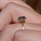 Dazzling Vintage Zircon Solitaire Ring