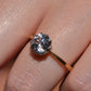 Dazzling Vintage Zircon Solitaire Ring