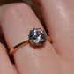 Dazzling Vintage Zircon Solitaire Ring