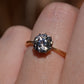 Dazzling Vintage Zircon Solitaire Ring