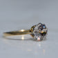 Dazzling Vintage Zircon Solitaire Ring