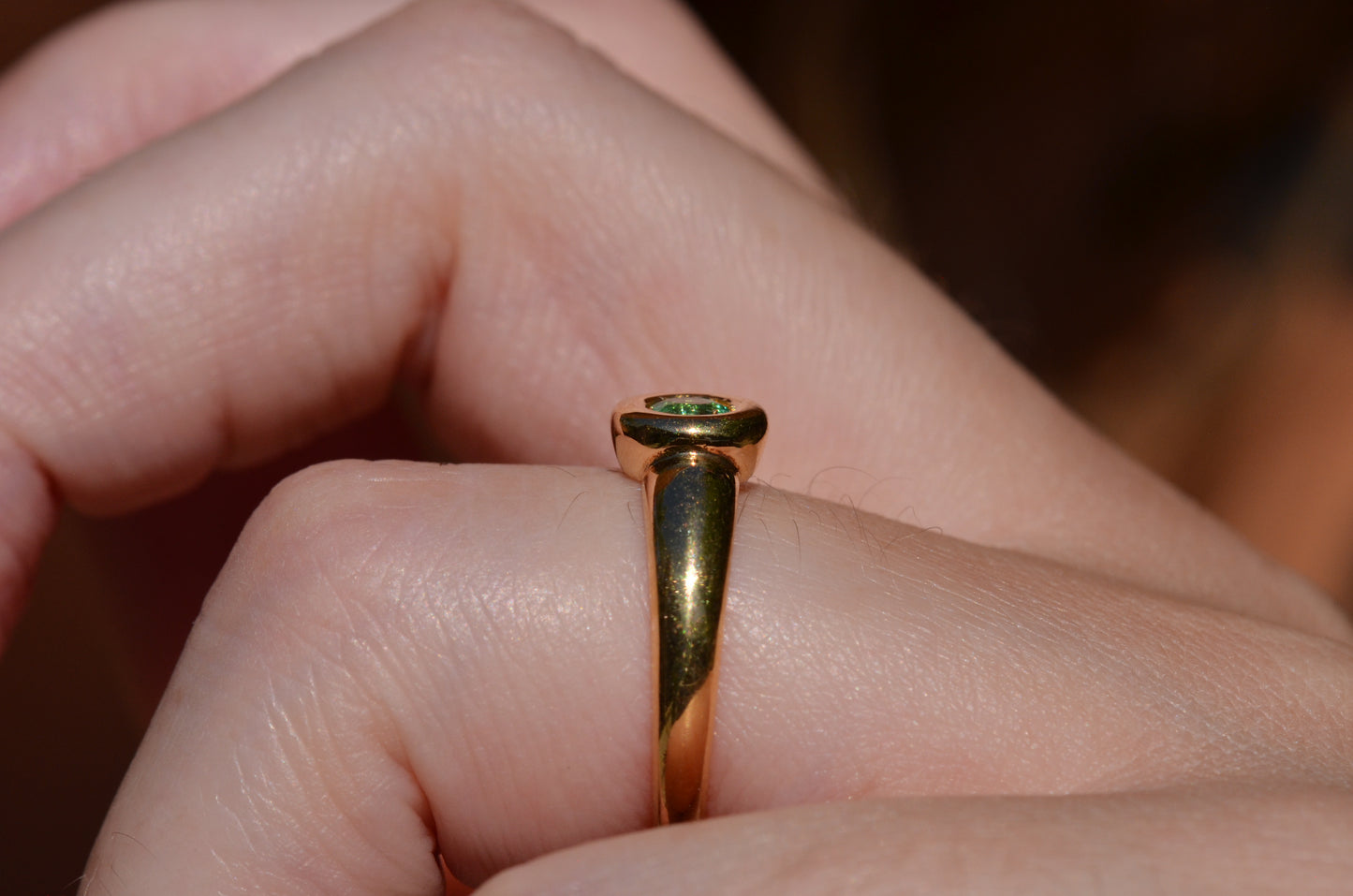 Chic Vintage Emerald Ring