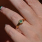 Chic Vintage Emerald Ring