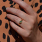 Chic Vintage Emerald Ring