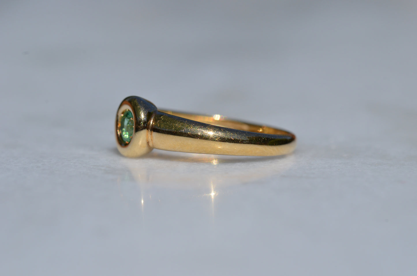 Chic Vintage Emerald Ring