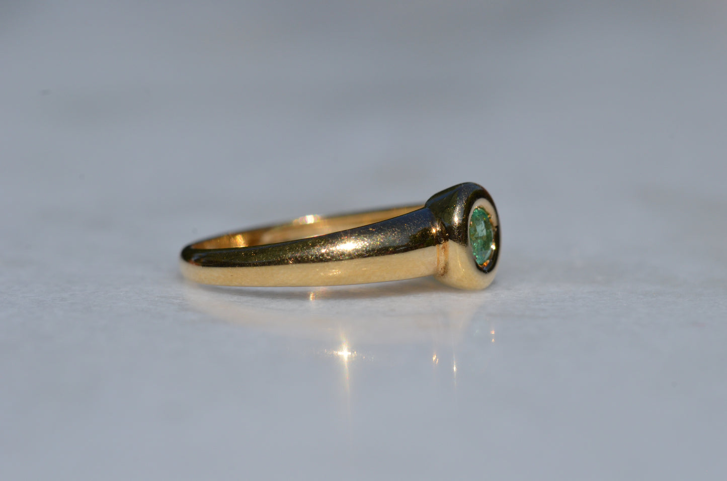 Chic Vintage Emerald Ring