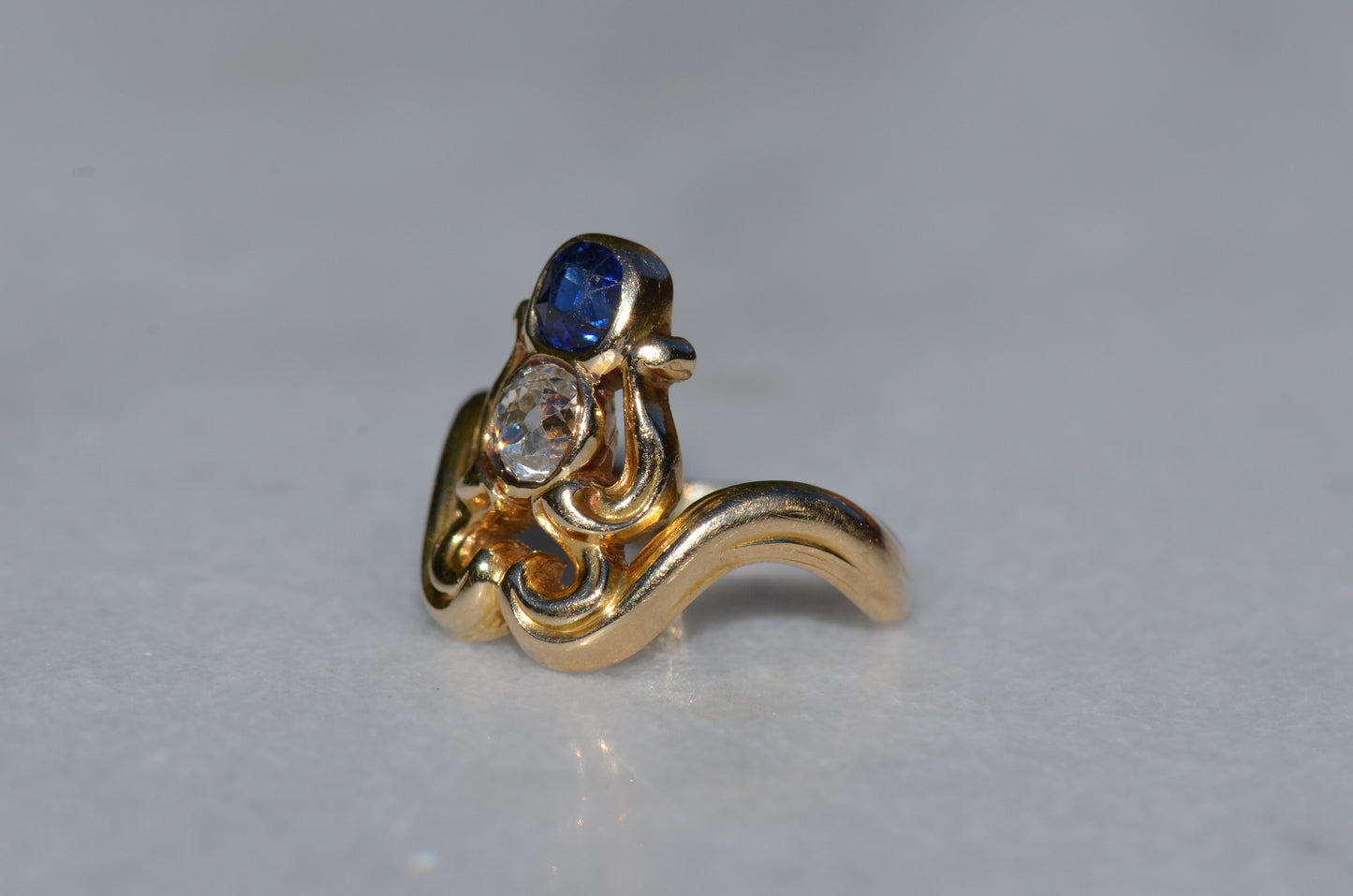 Dreamy Art Nouveau Ring