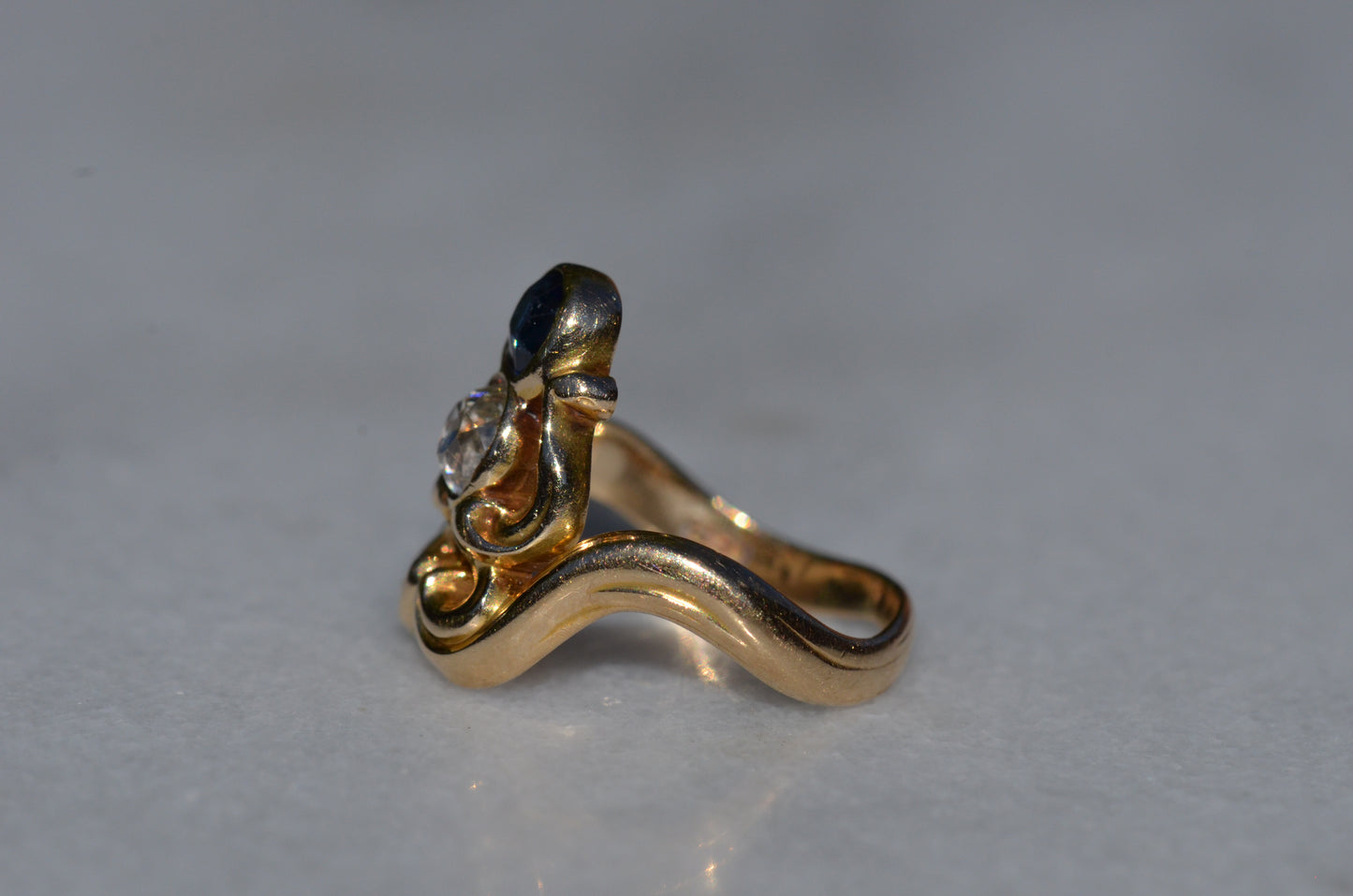 Dreamy Art Nouveau Ring