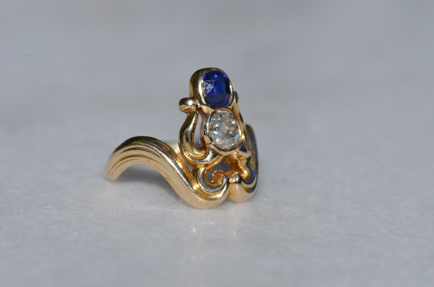 Dreamy Art Nouveau Ring