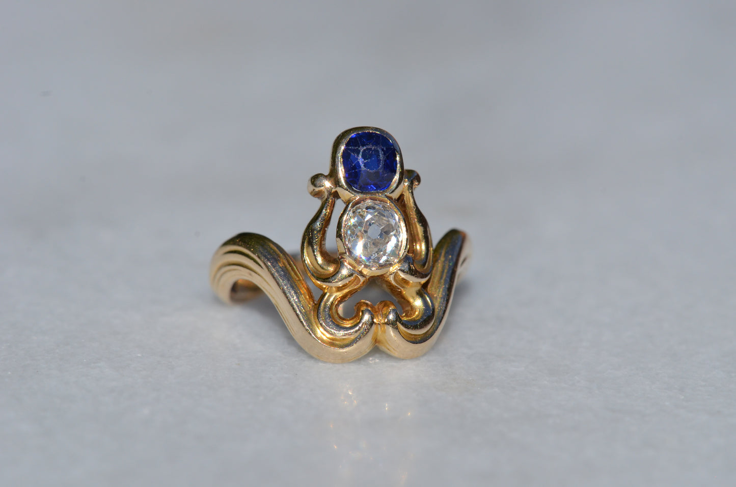 Dreamy Art Nouveau Ring