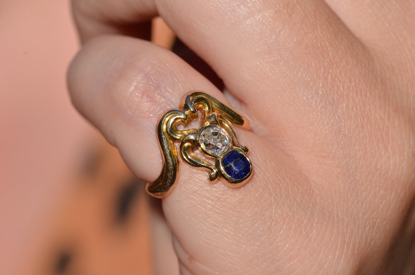 Dreamy Art Nouveau Ring