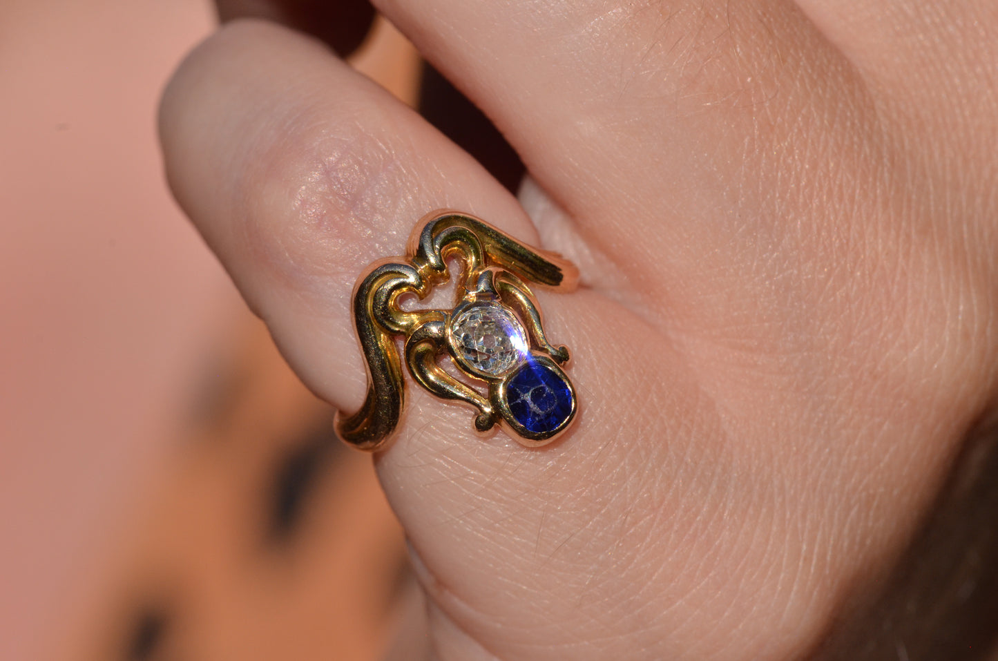 Dreamy Art Nouveau Ring