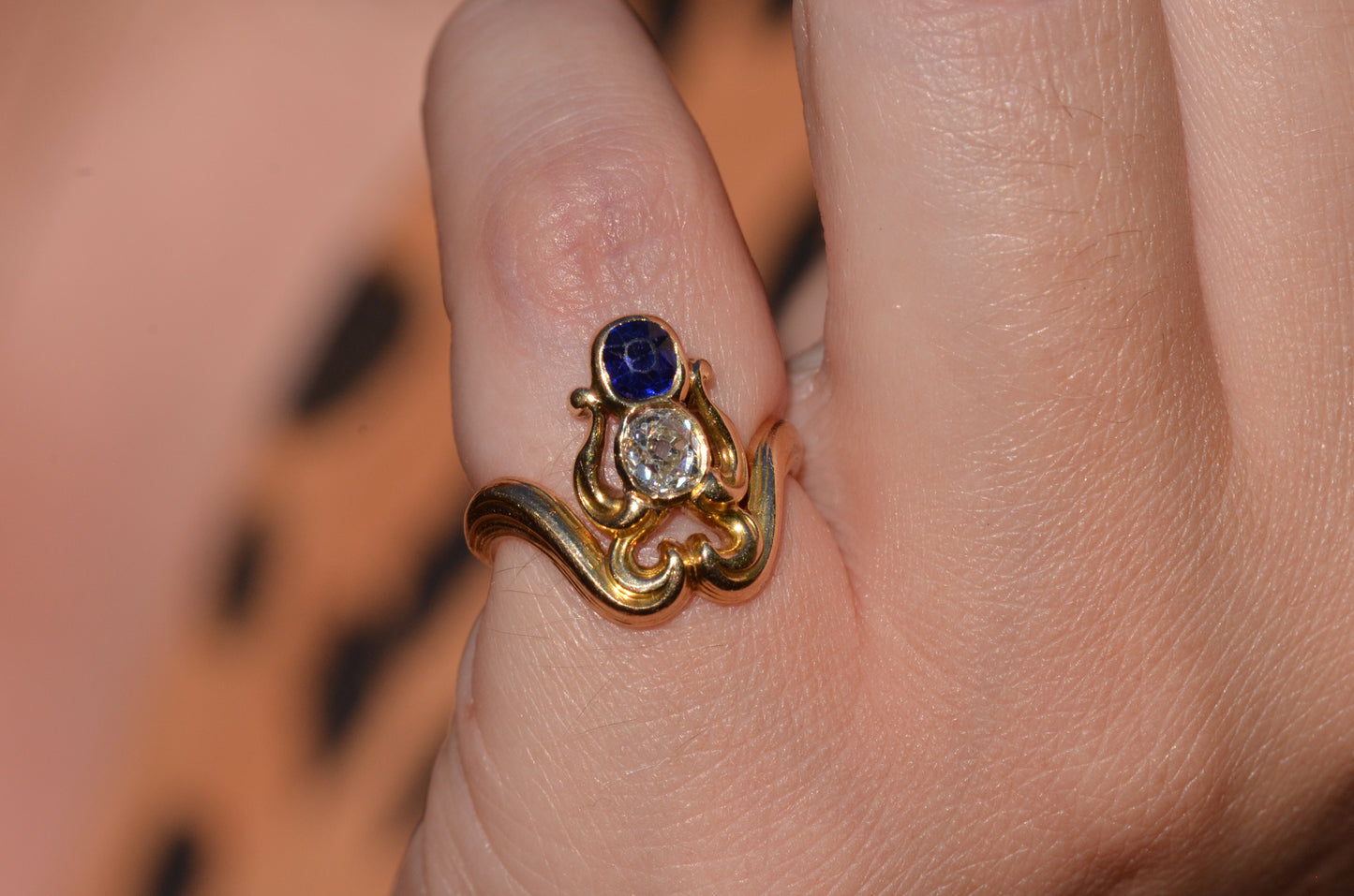 Dreamy Art Nouveau Ring