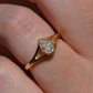 Exceptional Antique Pear Diamond Solitaire