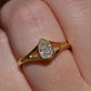 Exceptional Antique Pear Diamond Solitaire